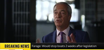 Farage Vows to Detain and Deport All Illegal Channel Crossers