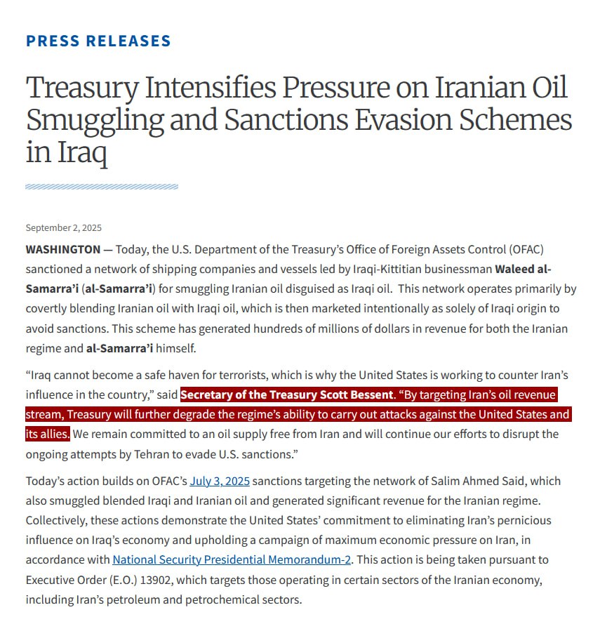 Trump Administration Enacts New Sanctions on Iran Amid Tensions