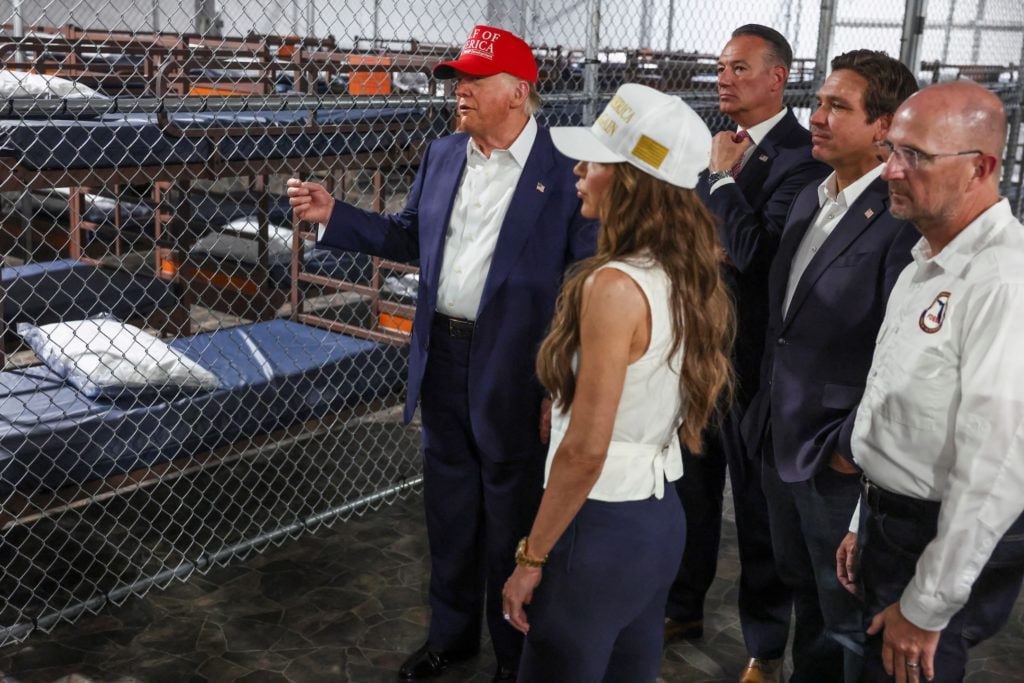 Kristi Noem Unveils Plan for State-Run Immigration Centers Based on 'Alligator Alcatraz'