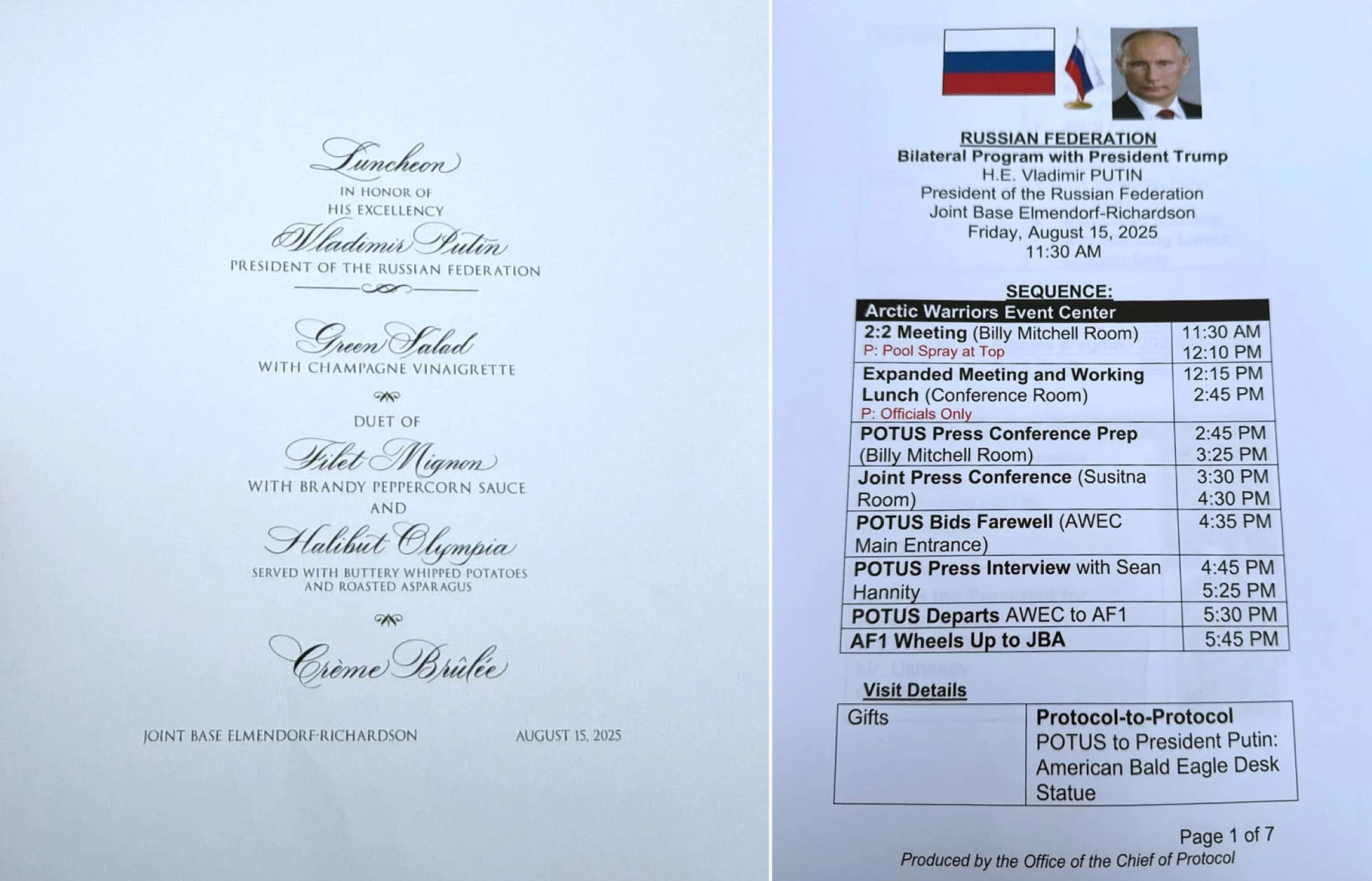 Confidential State Documents Found in Anchorage Hotel Detail Trump-Putin Summit Plans