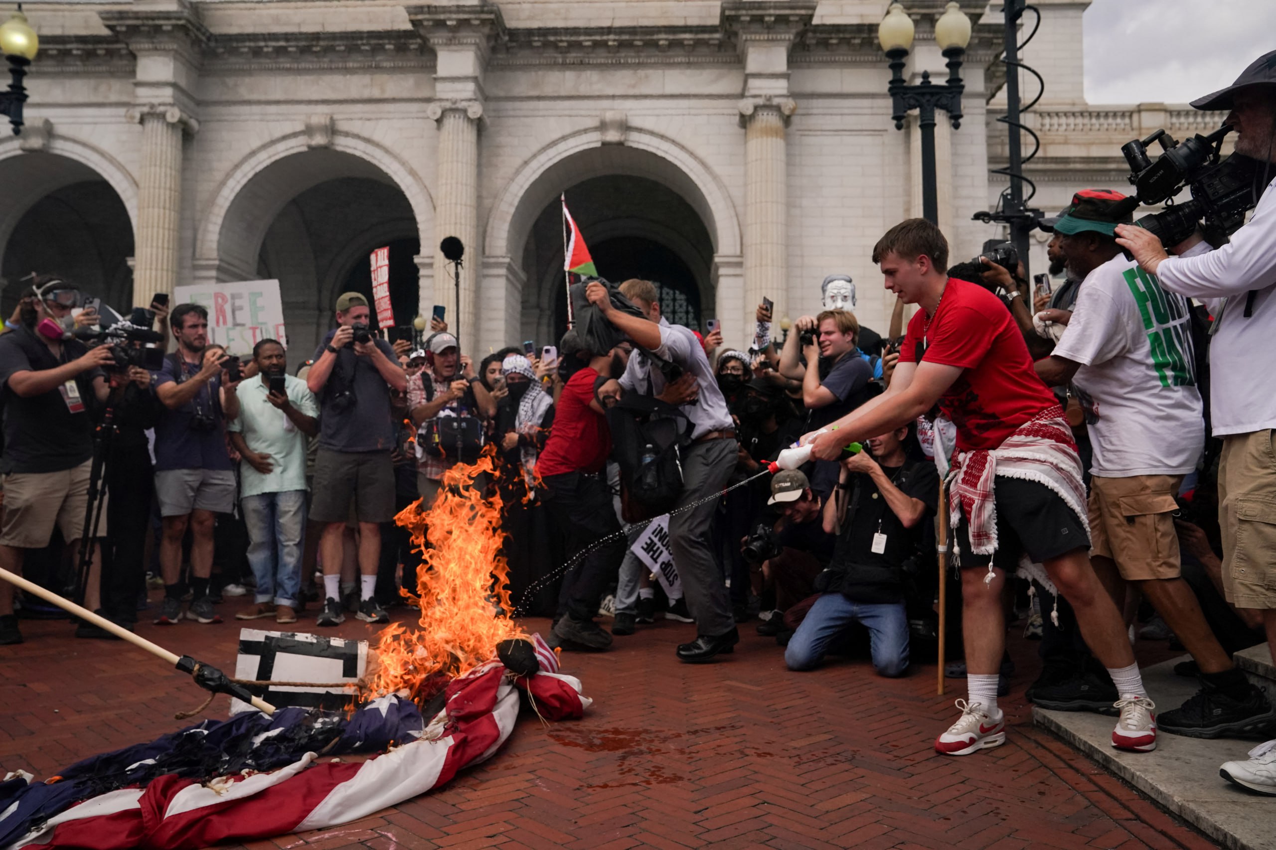 Trump Reveals New Order to Target Offenders Burning American Flag