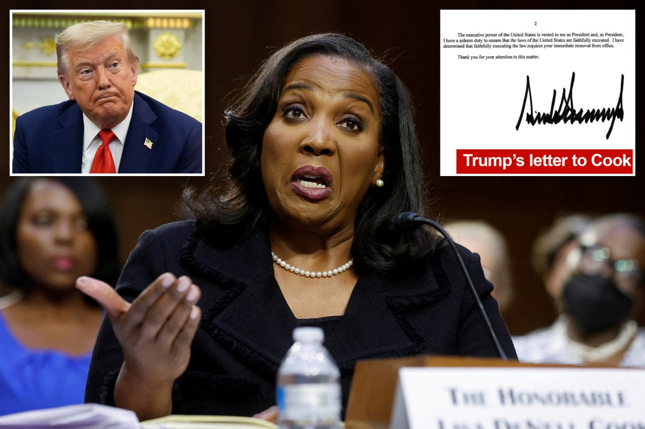 Trump Fires Federal Reserve Chief Lisa Cook, Sparks Legal Battle