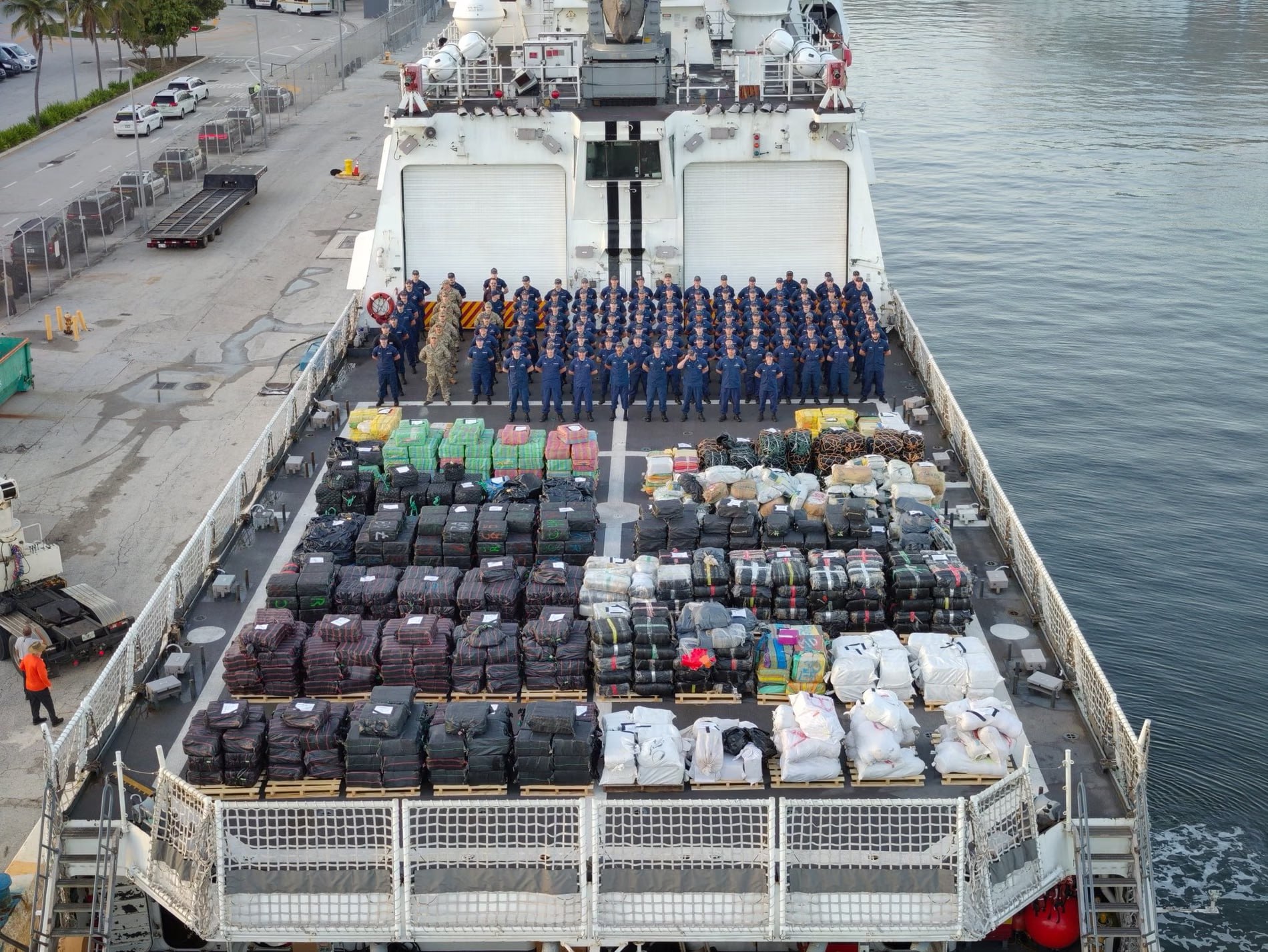 U.S. Coast Guard Seizes 34.5 Tons of Narcotics in Major Drug Bust