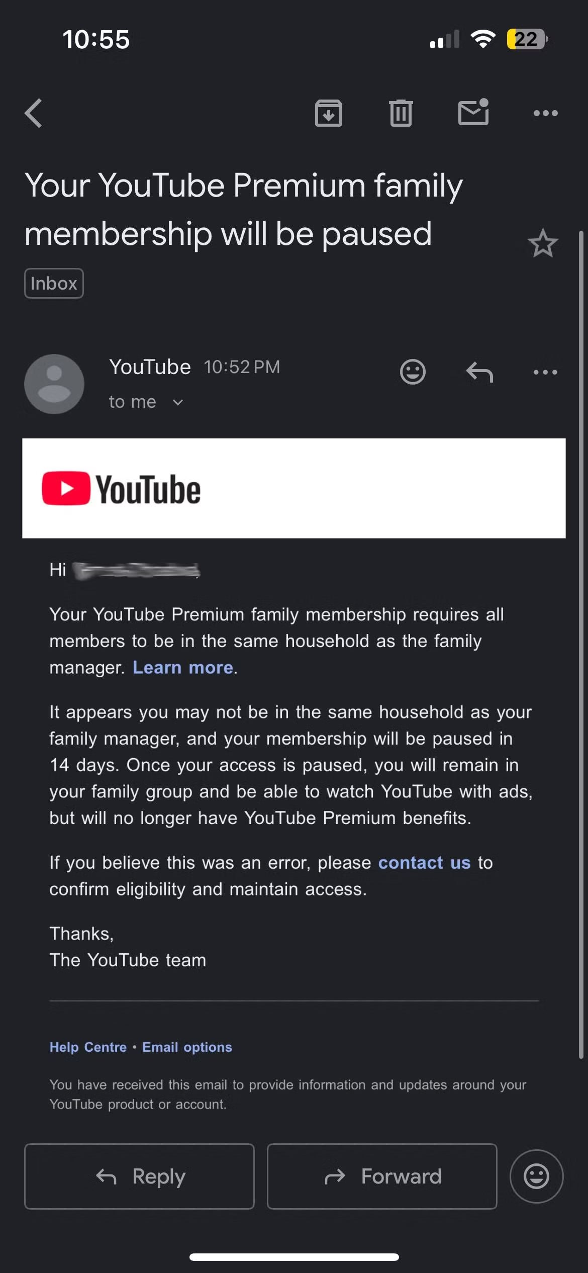 YouTube Enforces Household Rule for Family Premium Subscribers