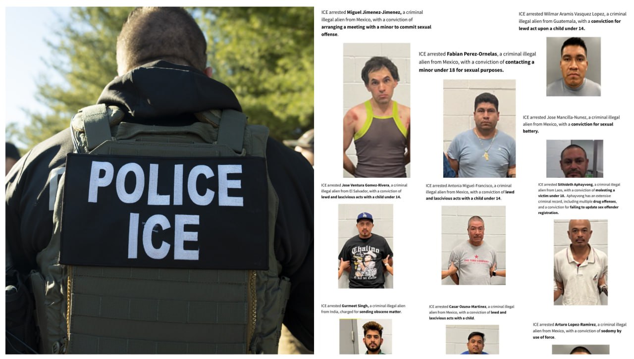 ICE Arrests 10 Convicted Sex Offenders in California Crackdown