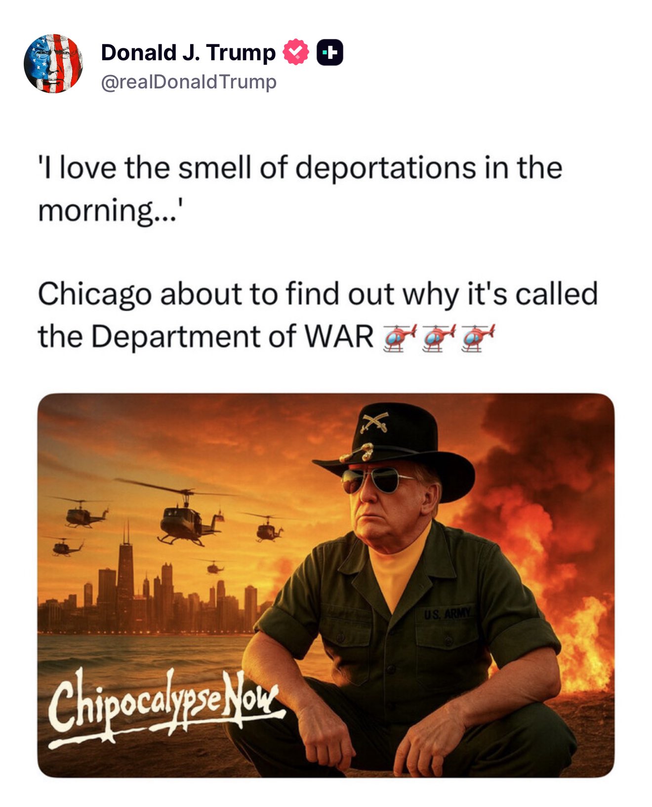 Trump Declares Love for Deportations as Chicago Prepares for War