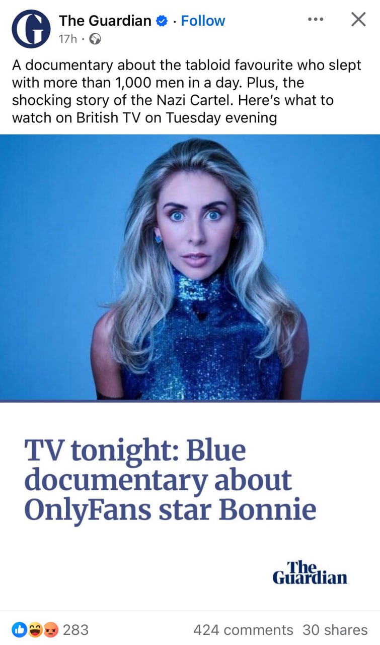 Days After Online Safety Act Launch, The Guardian Unveils Controversial Pornstar Documentary