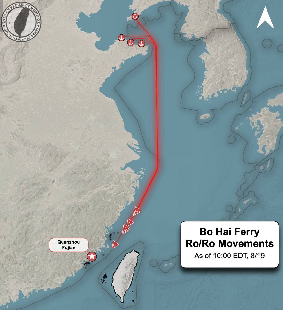 Breaking: Chinese Ferries Shift Course for Major Amphibious Exercises Near Taiwan