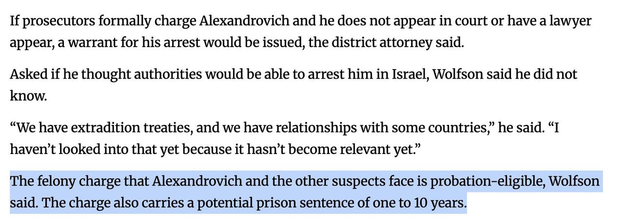 Breaking: Clark County DA Confirms Probation Eligibility for Child Luring Charge Against Israeli Official