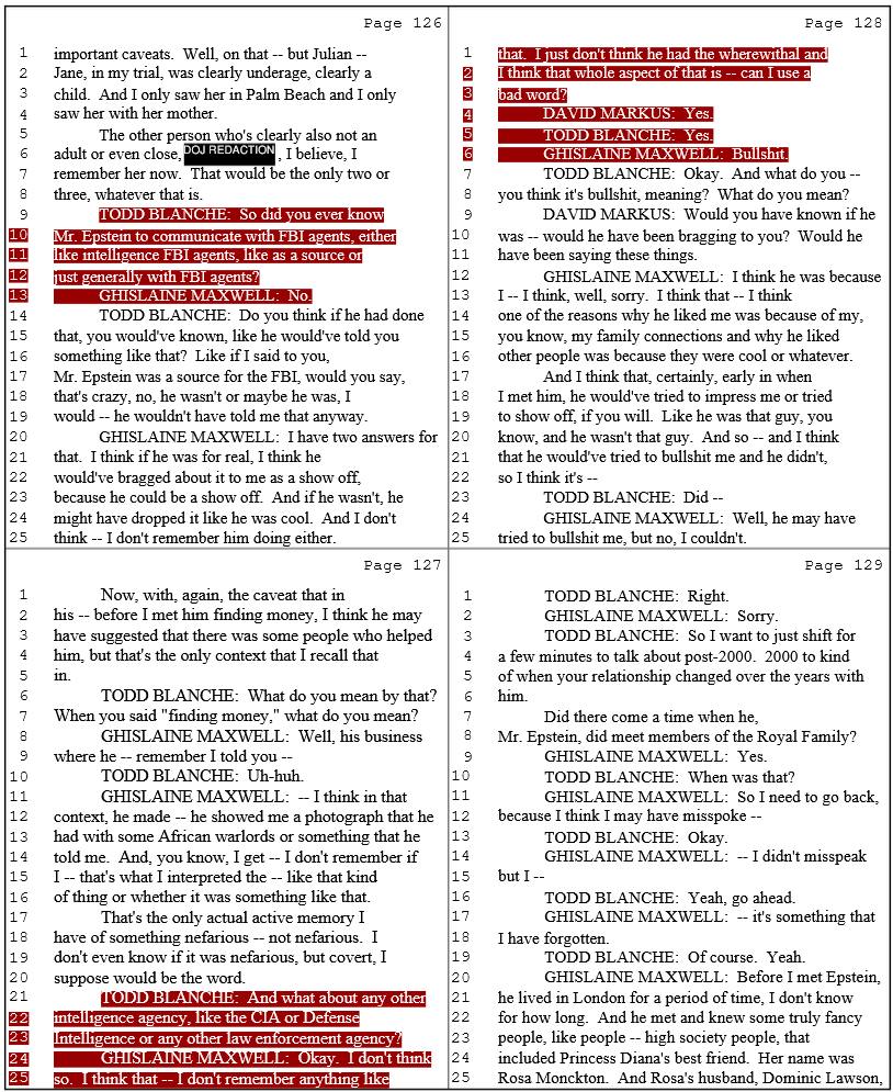 Exclusive: Ghislaine Maxwell Denies Epstein's Ties to Intelligence Agencies