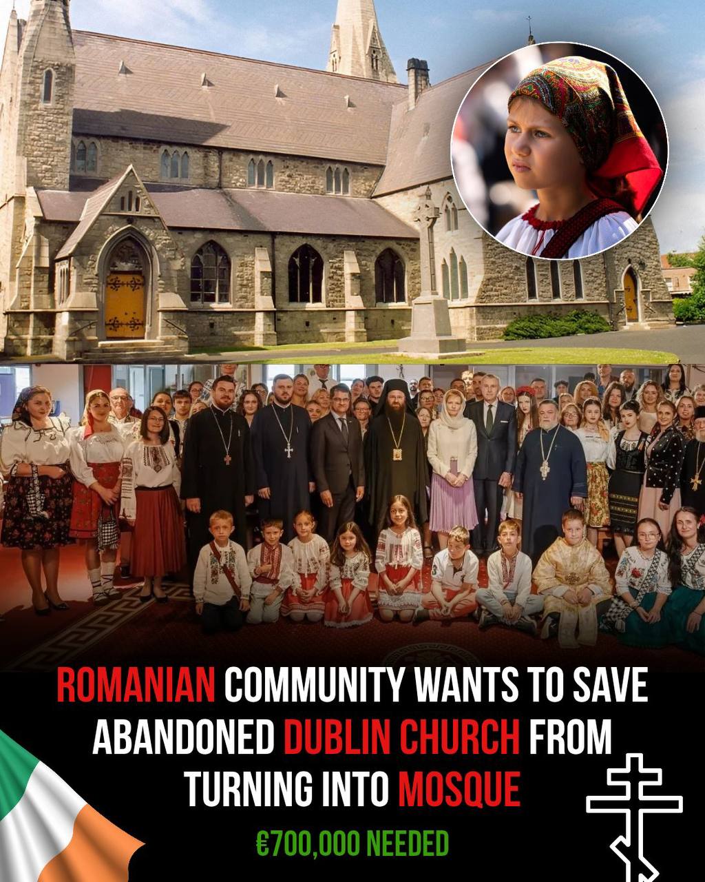 Romanian Community Launches Fundraiser to Save Dublin's Christ Church