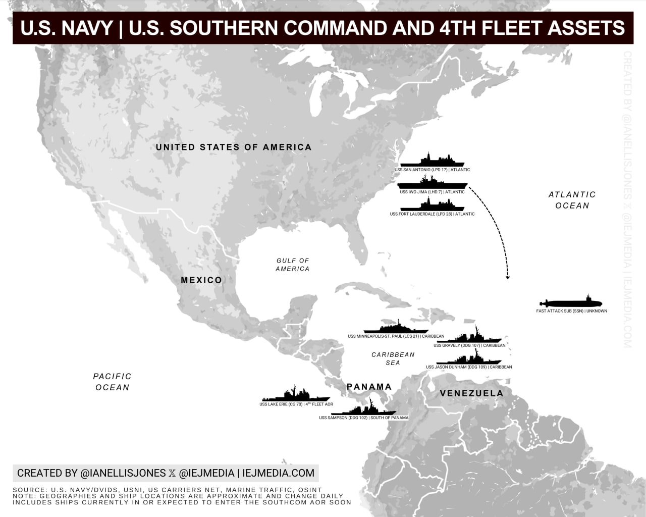 USS Iwo Jima Leads Naval Task Force Deployment to SOUTHCOM