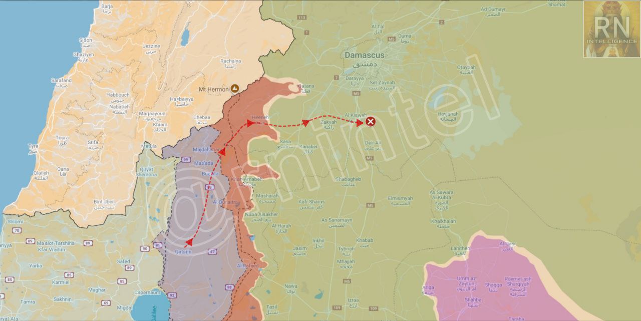 Israeli Troops Land Near Damascus, Escalating Regional Tensions