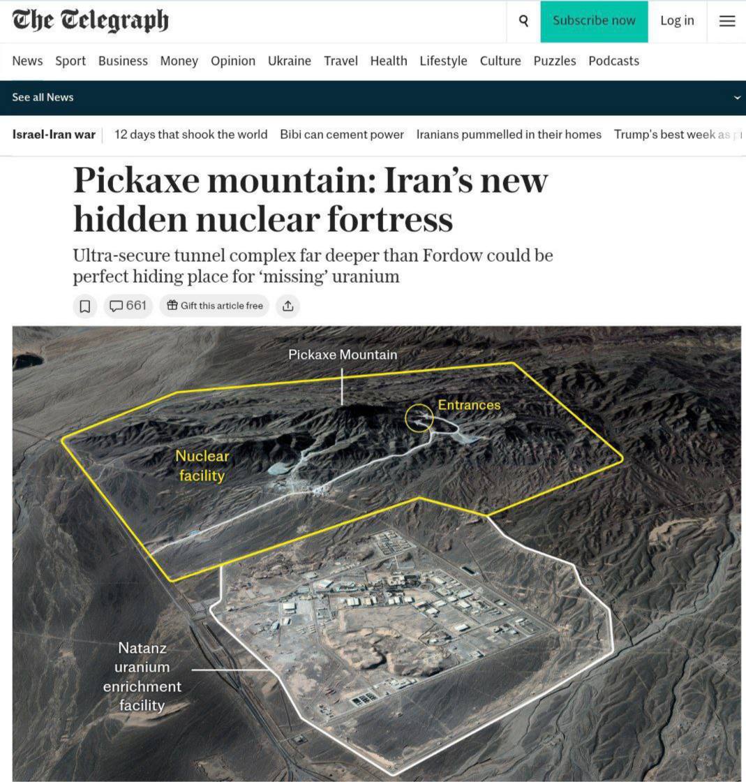 Iran Builds Ultra-Deep Nuclear Sites Resistant to Airstrikes