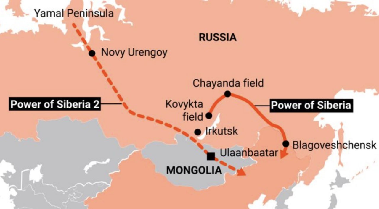 Russia and China Seal Historic Gas Deal with Power of Siberia 2