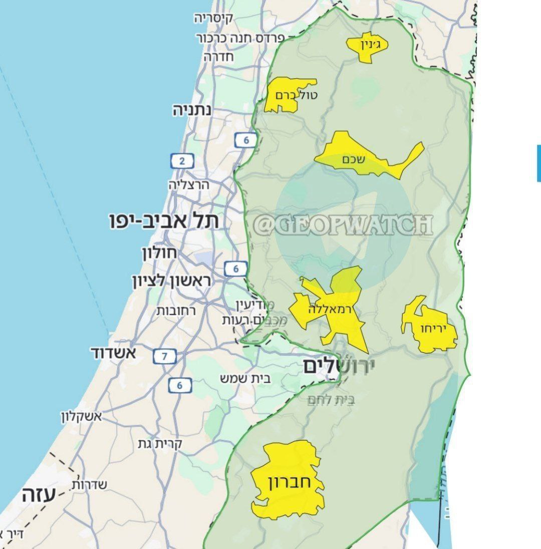 Israel's Smotrich Demands 82% West Bank Annexation, Threatens Authority