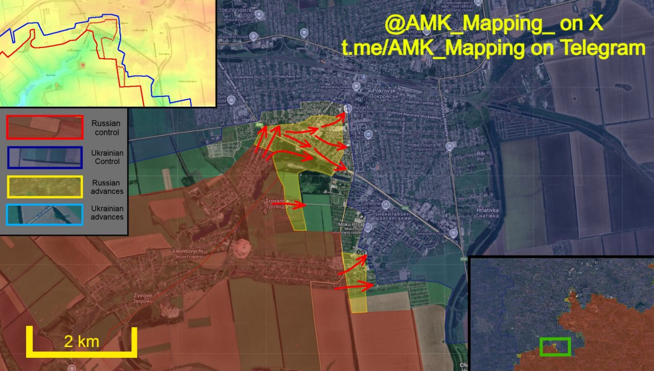 Russian Forces Advance on Pokrovsk, Capturing Key Districts