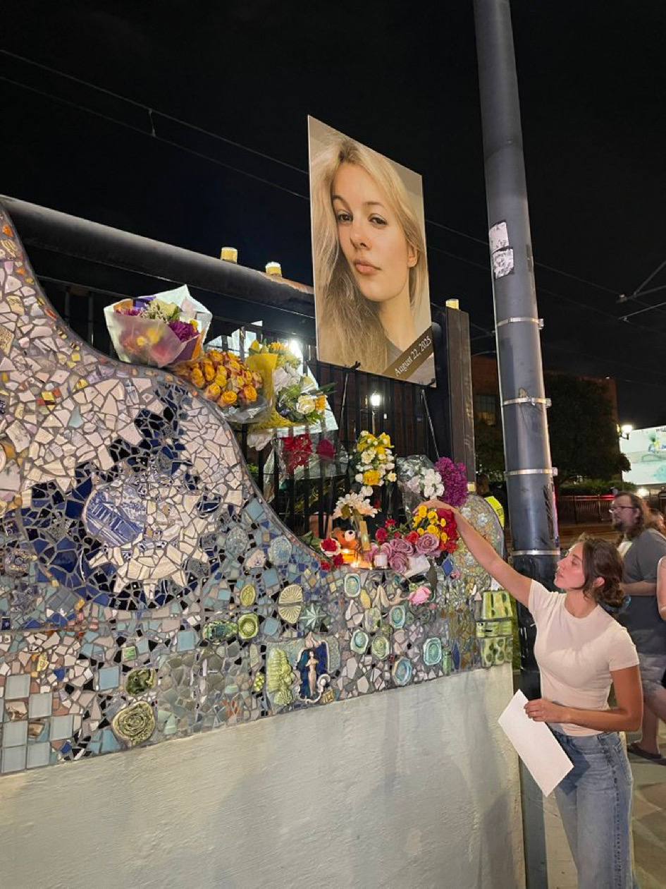 Hundreds attend Iryna Zarutska vigil in Southend, Charlotte