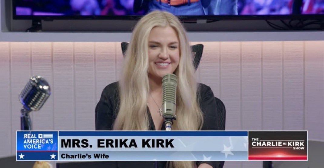 TPUSA CEO Erika Kirk to publish Charlie Kirk's unused material