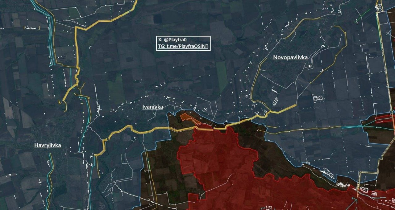 Russian troops breach New Donbas Line near Ivanovka, Dnipropetrovsk oblast