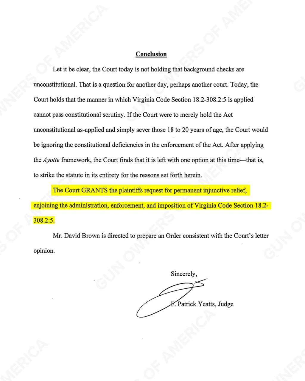 Virginia court strikes down universal background check law for firearms