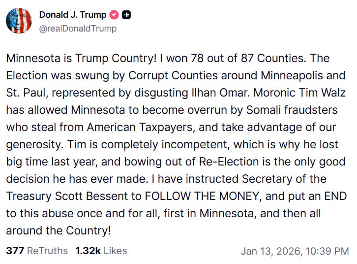 Trump instructs Treasury Secretary to investigate financial abuse nationwide