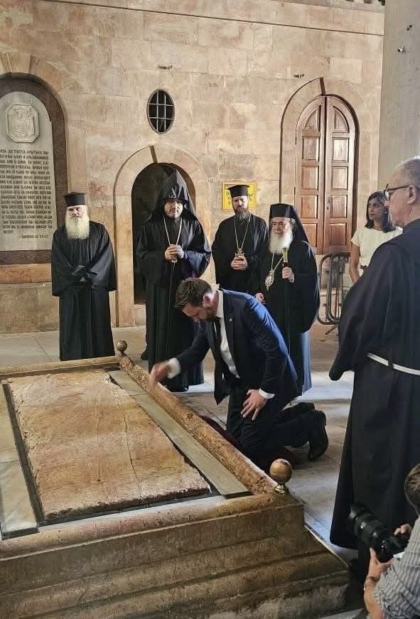 U.S. Vice President JD Vance visits Church of the Holy Sepulchre in Jerusalem