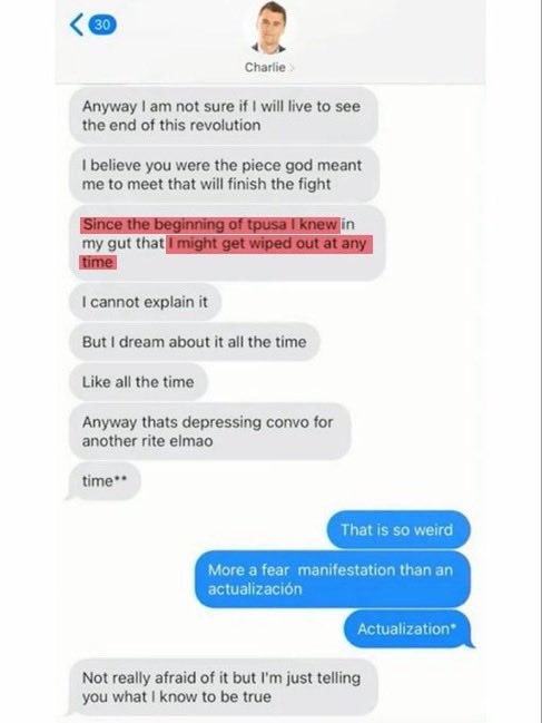 Candace Owens releases 2018 texts with Charlie Kirk predicting assassination