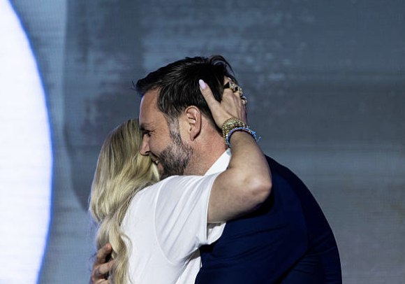 Erika Kirk sees similarities between husband Charlie and JD Vance