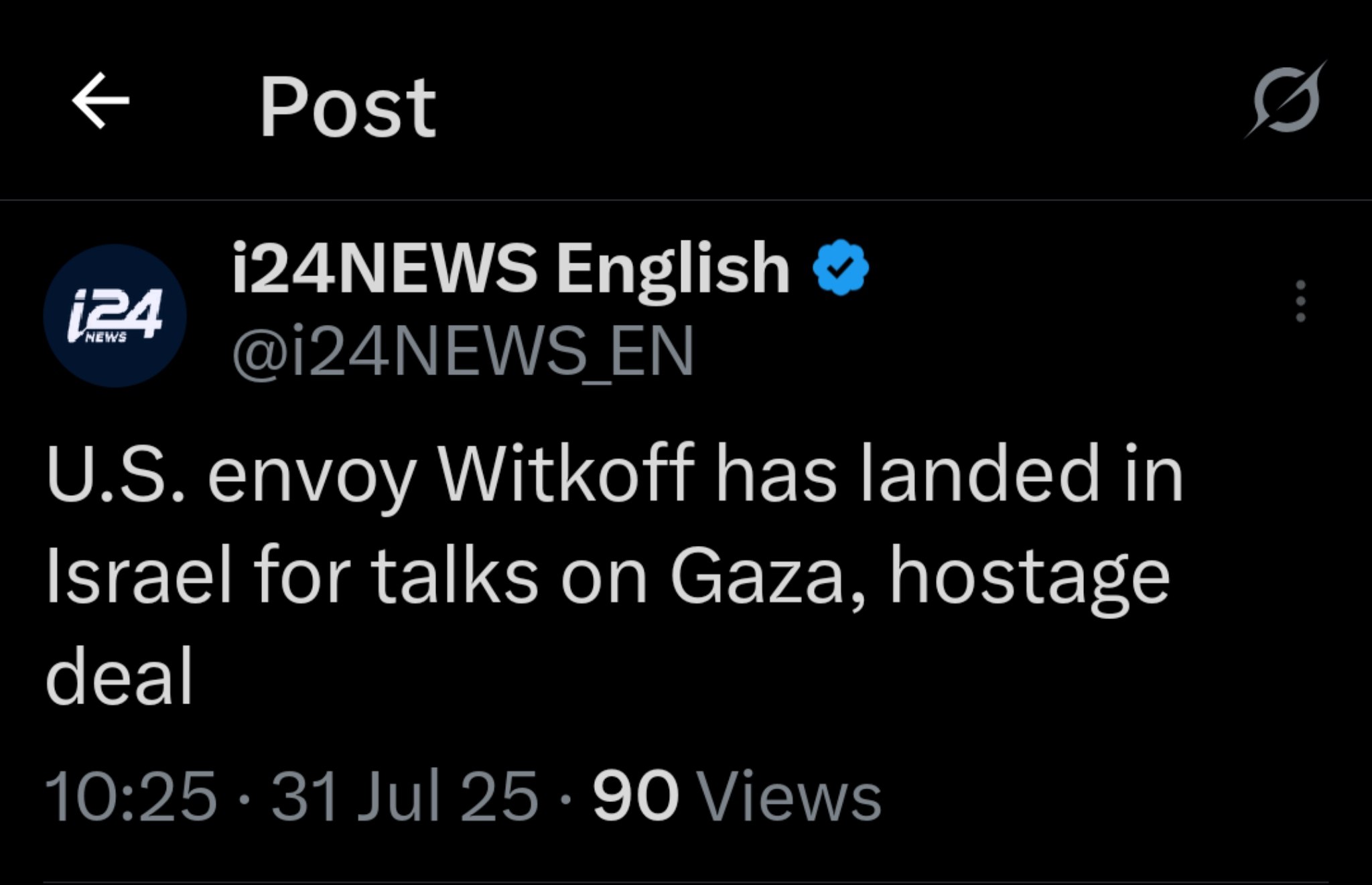 U.S. Envoy Witkoff Arrives in Israel to Negotiate Urgent Gaza Hostage Deal
