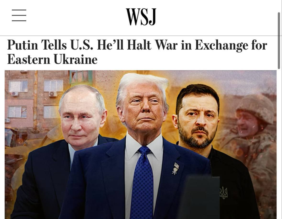 Putin Offers to End War in Ukraine for Control of Eastern Regions, Urges U.S. Response