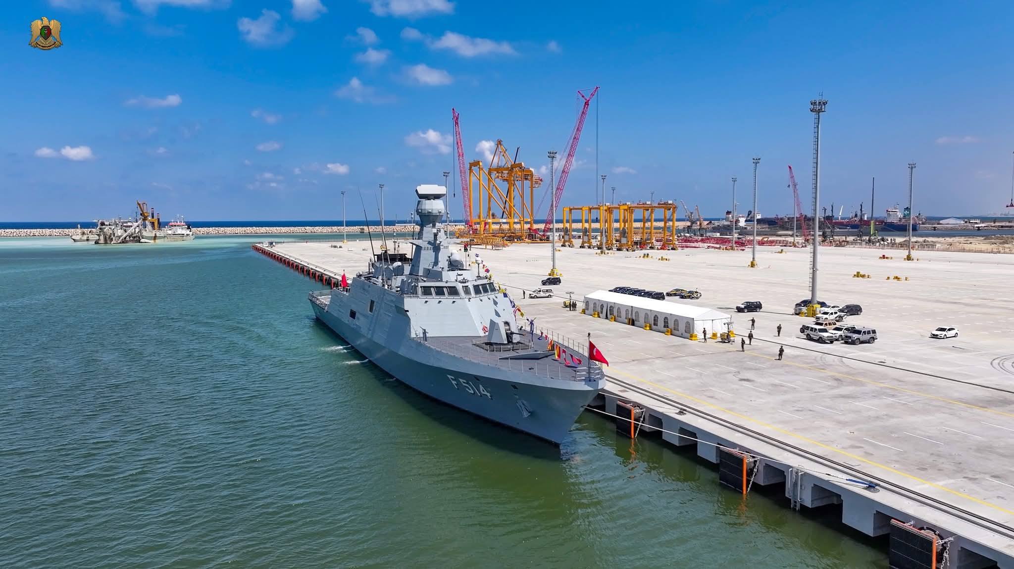 Historic Visit: Turkish Corvette Docks in East Libya for First Time