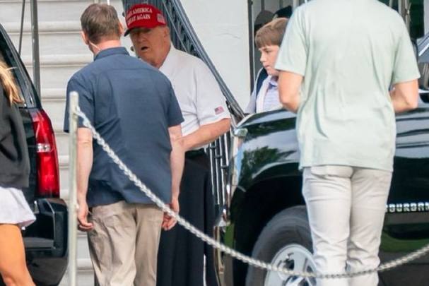 President Trump Spotted at Virginia Golf Club, Silencing Death Rumors