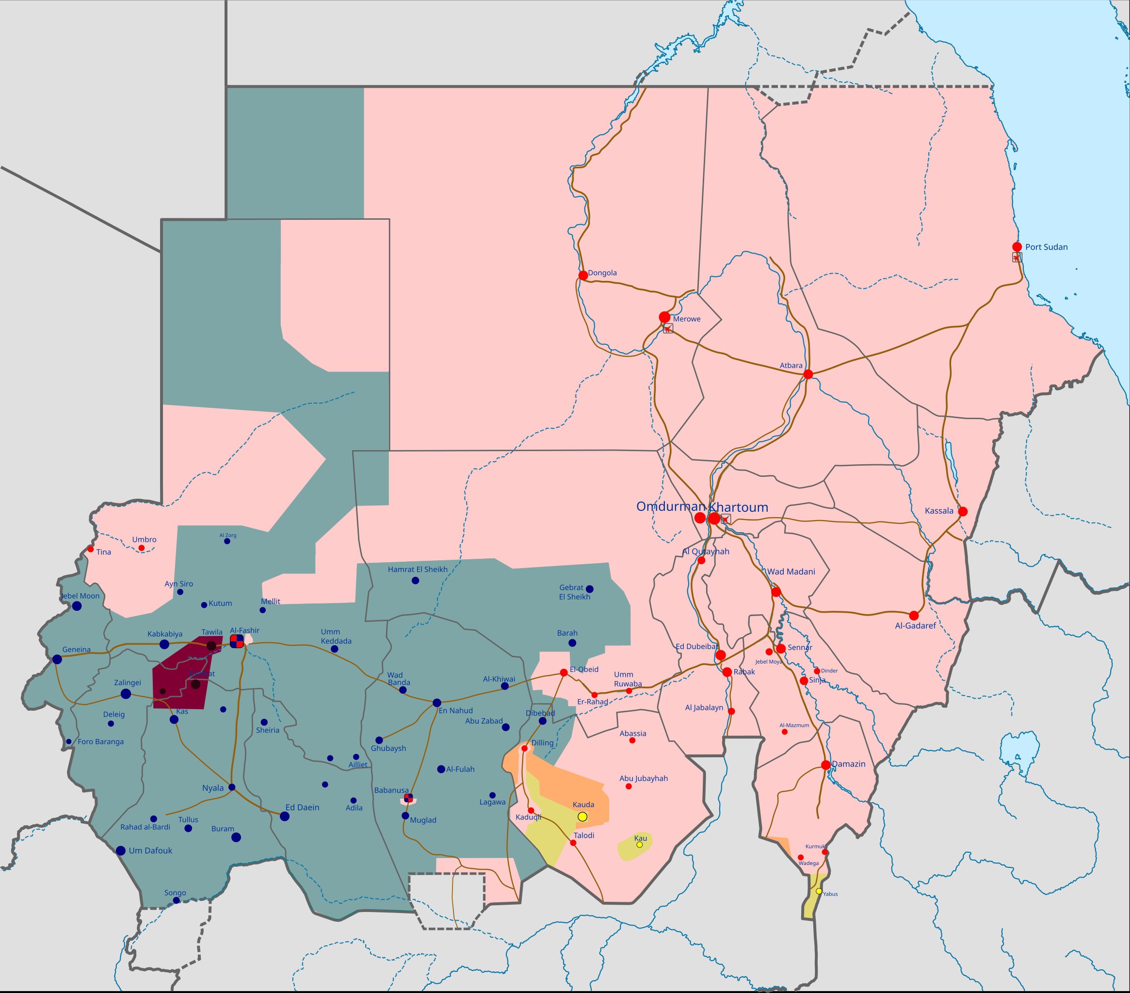 Sudanese Army, RSF Clash Heavily in North Kordofan Regions