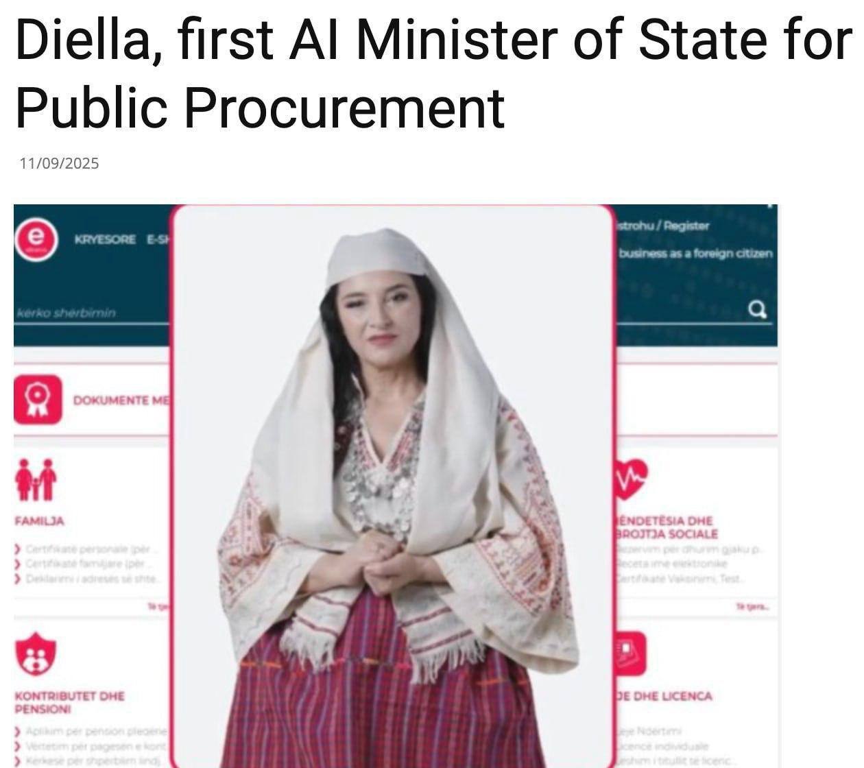 Albania Appoints World's First AI Minister to Combat Corruption