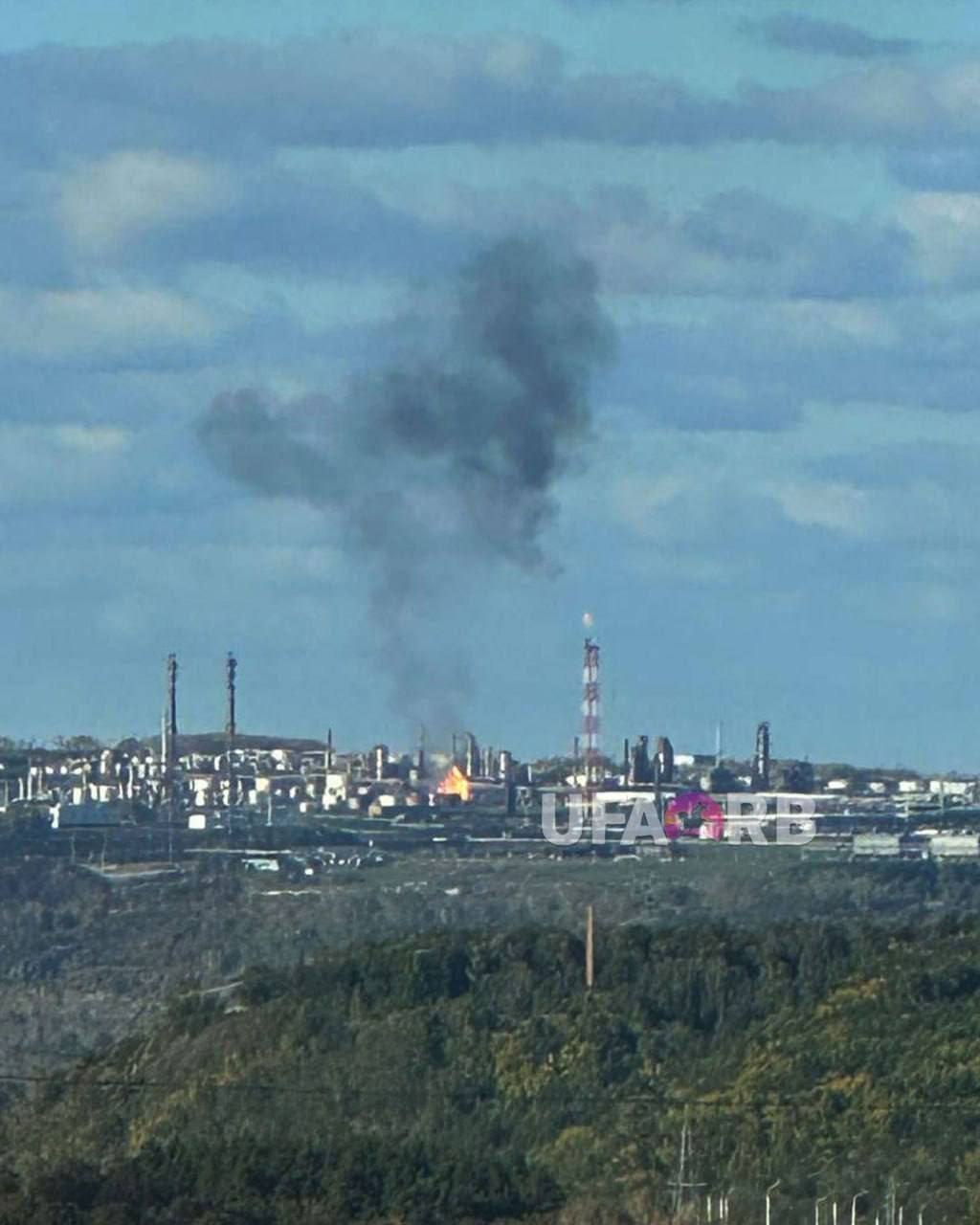 Ukrainian Drone Strike Ignites Major Explosion at Russian Oil Refinery