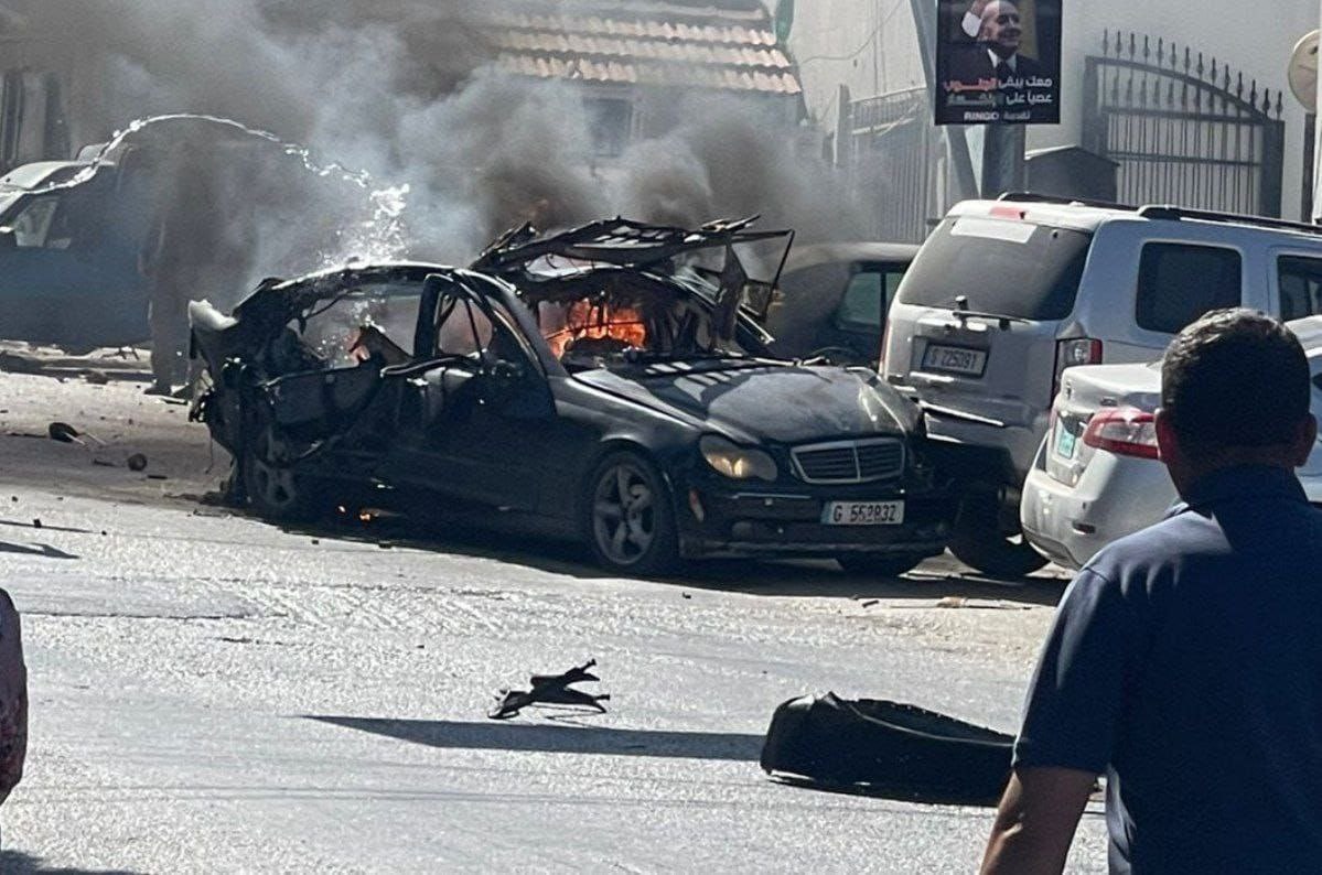 One killed, three injured in Israeli strike on car in Tebnine, Lebanon