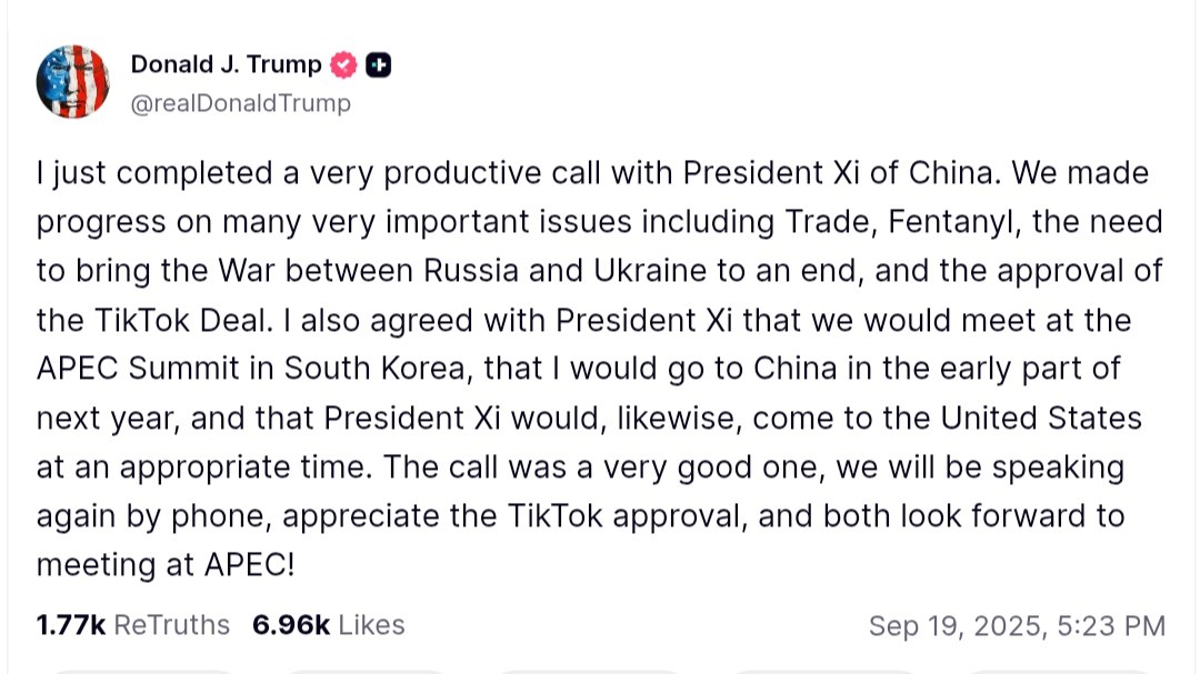Trump and Xi discuss trade, fentanyl, and Ukraine in productive call