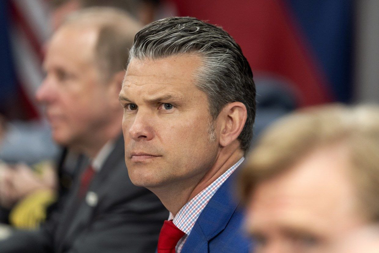 U.S. Secretary of Defense Pete Hegseth convenes global military leaders at Quantico