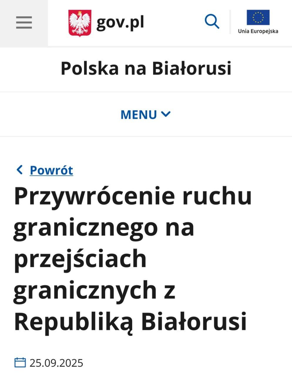 Polish Ministry of Foreign Affairs urges citizens to leave Belarus