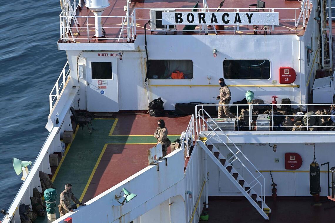 French naval forces detain captain and first mate of tanker Boracay