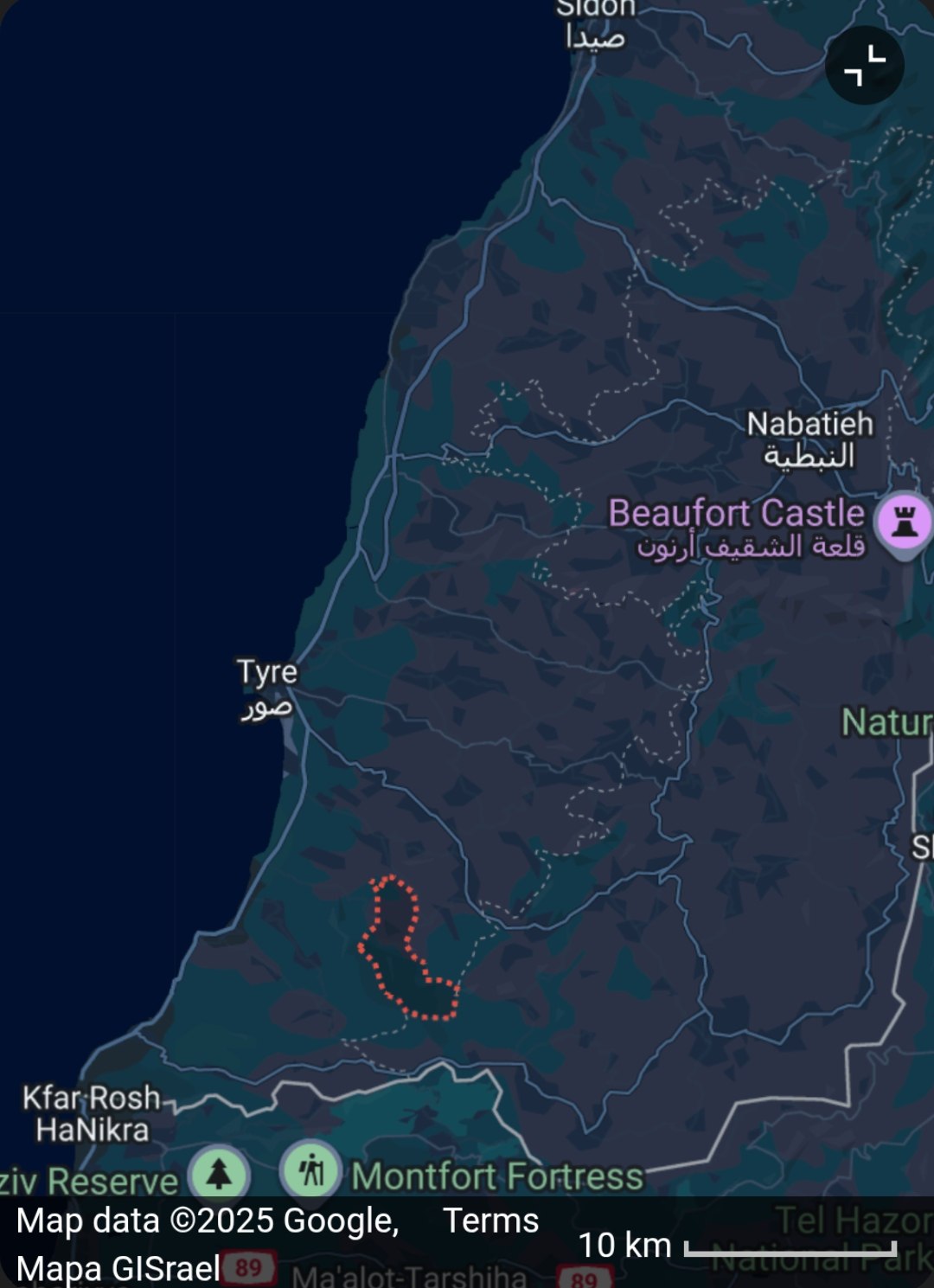 Israeli drone strike reported between Yater and Zibqin in southern Lebanon