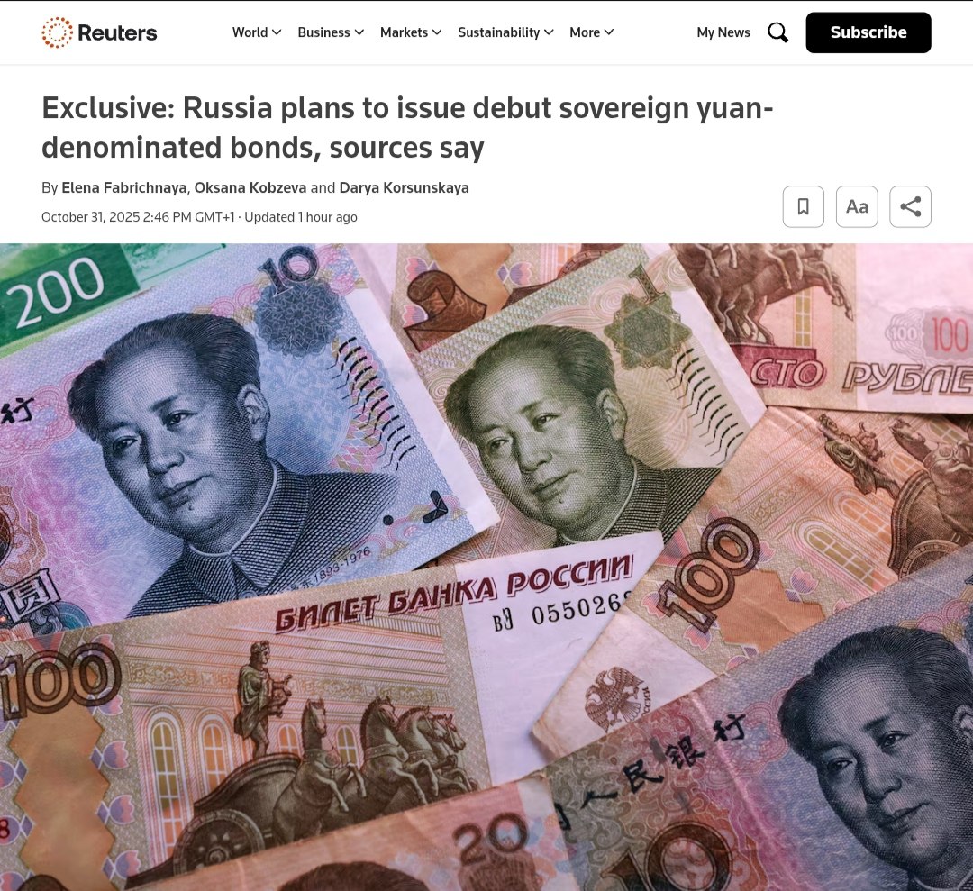 Russia to issue yuan-denominated sovereign bonds worth $5B in December