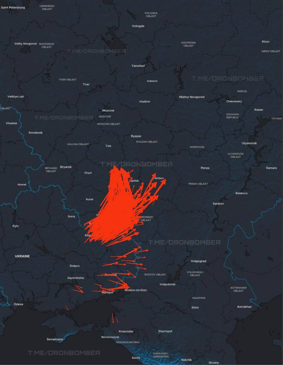 Ukraine launches drone attack on Russia with 250 drones in the air