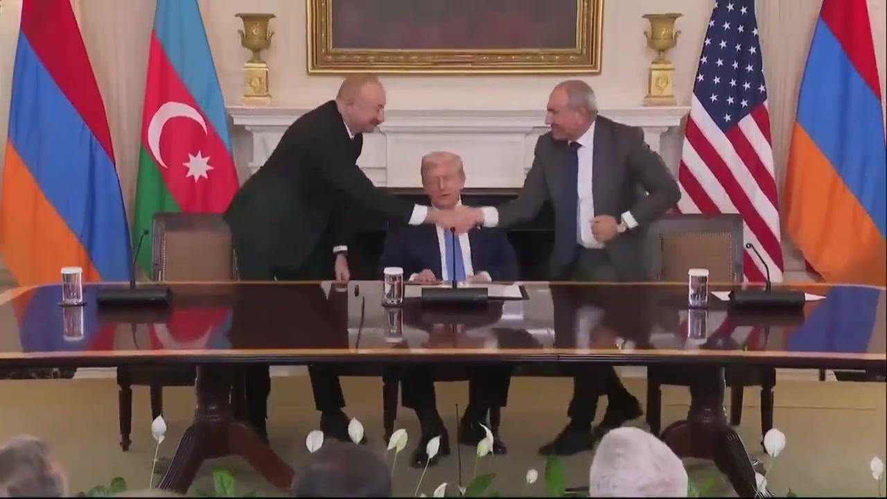 [Video] Trump Brokers Historic Peace and Economic Deals with Azerbaijan and Armenia Leaders