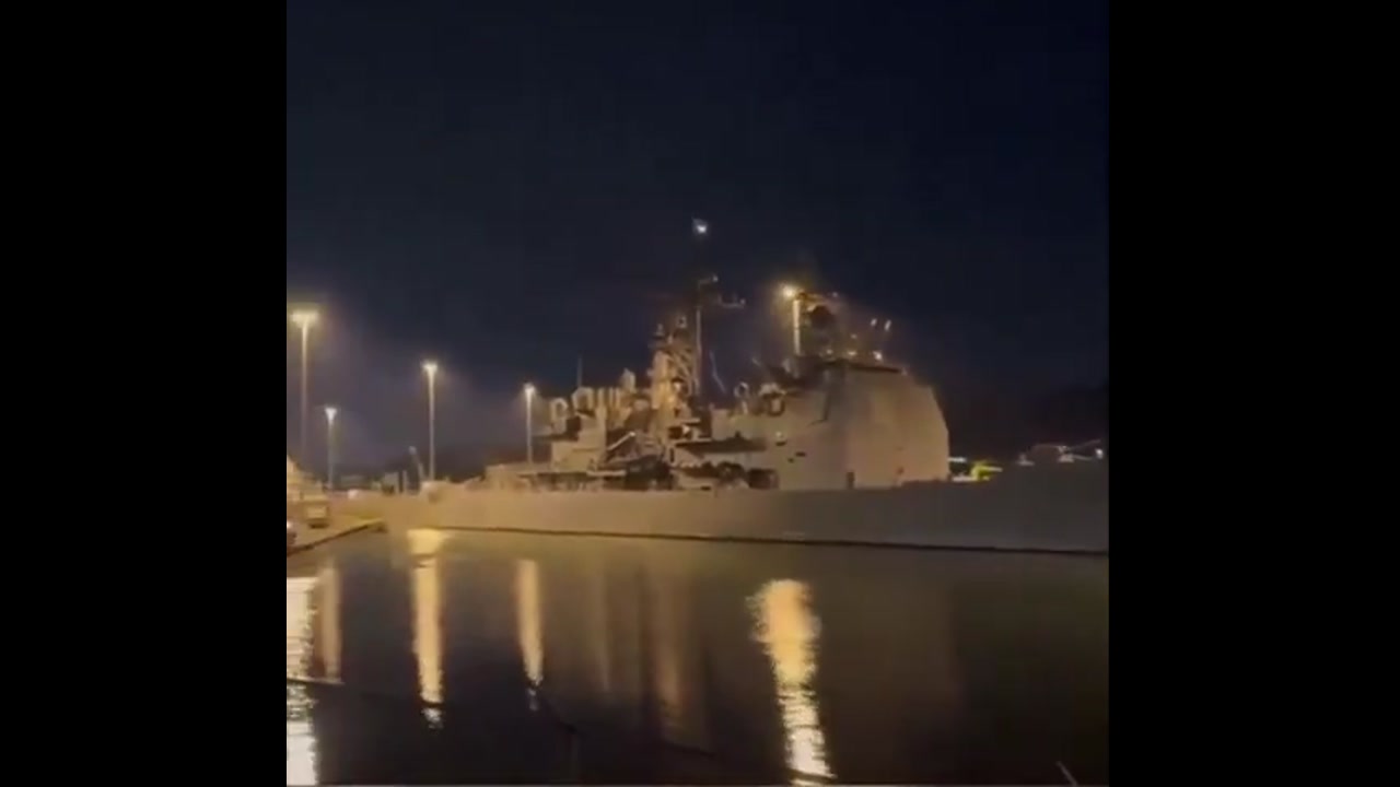 [Video] USS Lake Erie Strengthens U.S. Naval Force in Caribbean Near Venezuela
