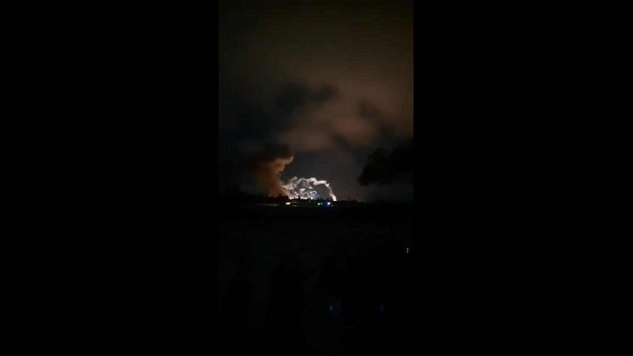[Video] Israeli Airstrikes Hit Syrian Air Defense College in Homs Area