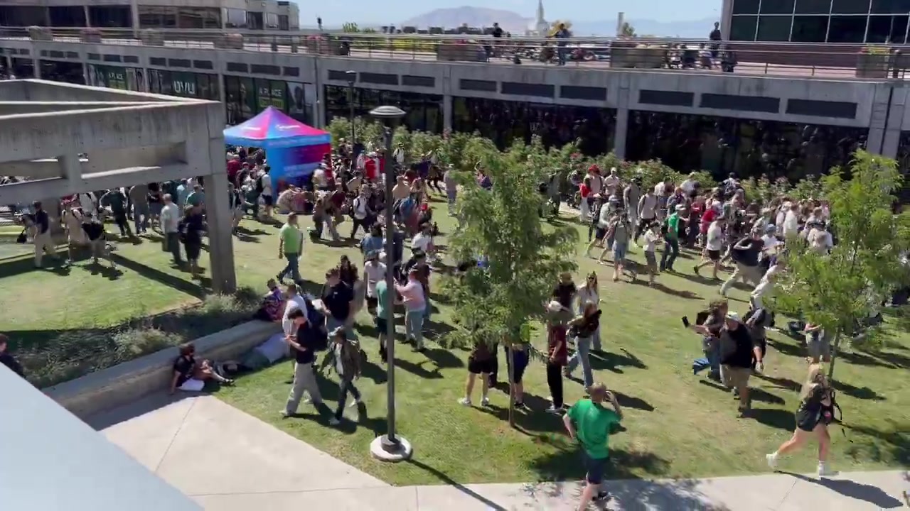 [Video] Gunshots Disrupt Charlie Kirk Event at Utah Valley University, Panic Erupts
