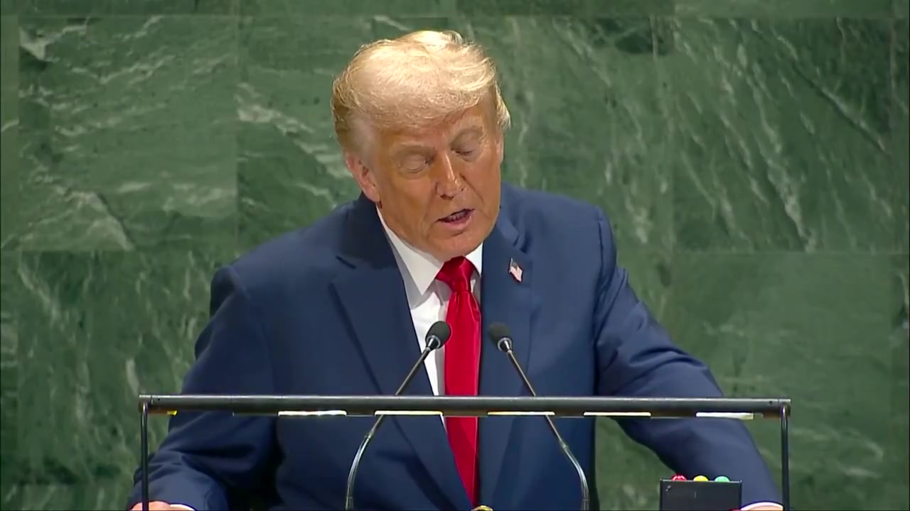 [Video] Watch full speech of US President Donald Trump at UNGA 80th session