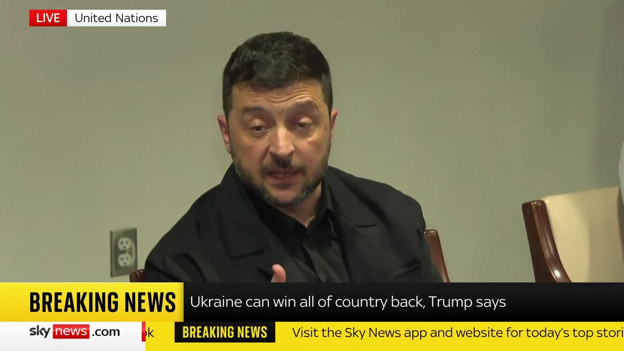 [Video] Ukrainian President Zelensky calls Trump a game changer for Ukraine